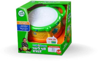 תוף לימוד צבעים ירוק דובר עברית LeapFrog