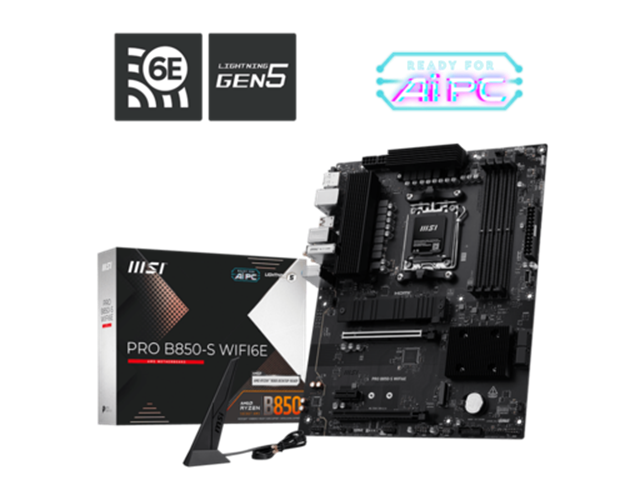 לוח אם  MSI PRO B850-S WIFI6E