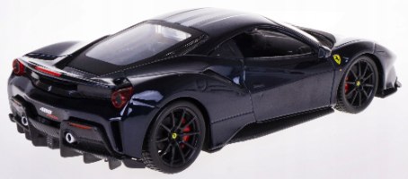 דגם מכונית בוראגו פרארי פיסטה כחול Bburago Ferrari 488 Pista 1/24