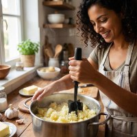 כלי חדשני למעיכת פירה בשר טחון ירקות ופירות – MixMaster