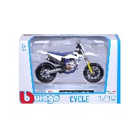 דגם אופנוע בוראגו Bburago Husqvarna FS 450 Supermoto 1:18