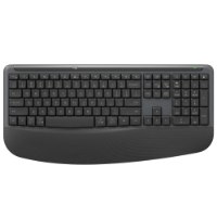 מארז מקלדת ועכבר אלחוטי צבע גרפיט Logitech Signature Comfort Plus Combo MK880 – מקלדת אלחוטית בודדת בצבע גרפיט עם משענת יד