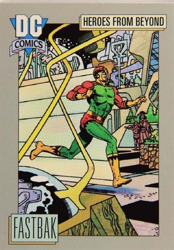 קלף בודד די.סי קומיקס DC Comics - Fastbak's Aeropads - Heroes From Beyond - 116