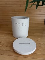 קופת צדקה עגולה – בטון פולימרי