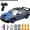 דגם 6 - צבע שחור כחול - מכונית דריפט על שלט Drift נטענת וזריזה