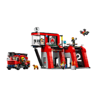 לגו סיטי - תחנת כיבוי עם כבאית 60414 - LEGO