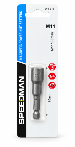 ביט לאומים מגנטי ⁦SPEEDMAN⁩ – ⁦M11×65⁩ מ״מ