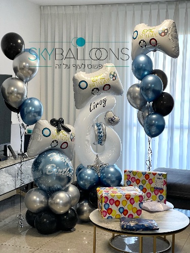 הפתעת גיימר - play balloons box חגיגה של שחקנים