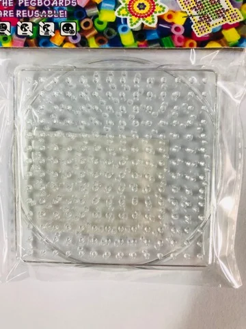 2 מגשים עגול/מרובע גדול לחרוזי גיהוץ