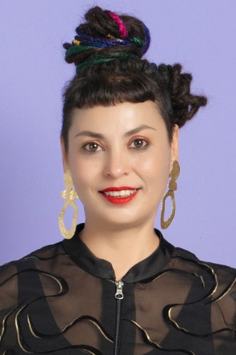 עגילי קליפס מתכת 3 חלקים שטוחים זהובים
