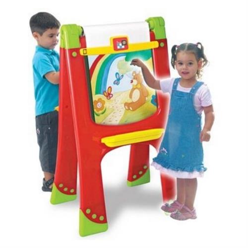 לוח ציור עומד לילדים אדום - Kids Standing Easel Red 5167H