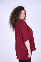חולצת סימון בורדו