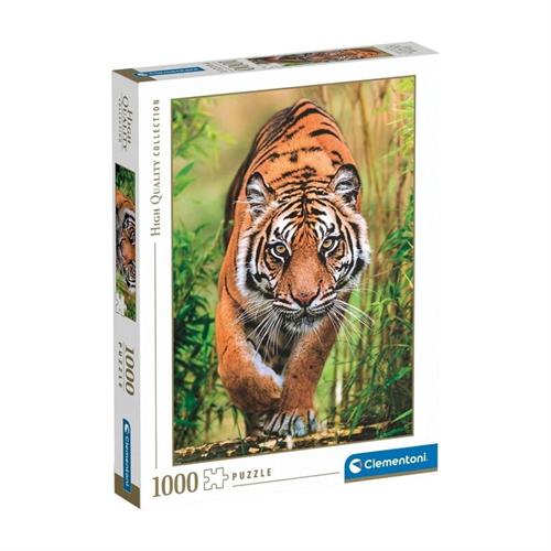 קלמנטוני - פאזל 1000 חלקים טיגריס פראי - Clementoni 37101
