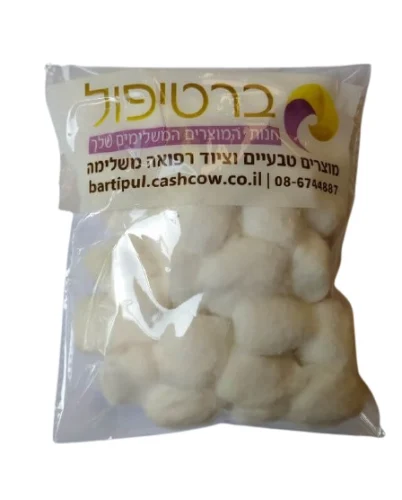 צמר גפן כדורים 100 יחידות