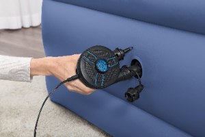 משאבה חשמלית משולבת לבית ולרכב AC/DC לניפוח מזרונים 62255 מבית Bestway