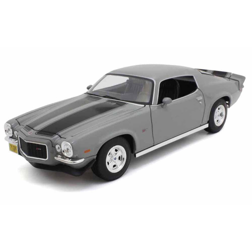 דגם מכונית שברולט קמרו - Maisto 1971 Chevrolet Camaro gray 1:18