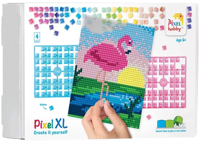 פלמינגו - תבנית 20/25 ס"מ | פיקסל הובי XL