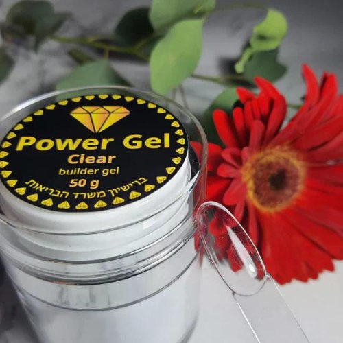 ג'ל בניה שקוף POWER GEL BUILDER GEL CLEAR