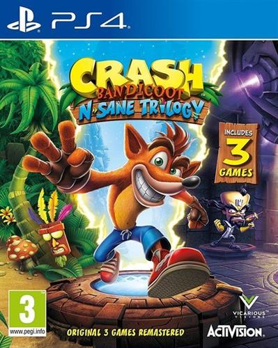 משחק לסוני 4 - Crash Bandicoot N Sane Trilogy