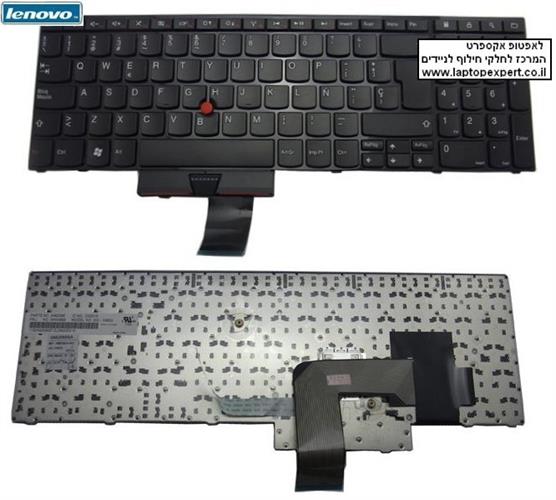 מקלדת להחלפה במחשב נייד לנובו Lenovo original ThinkPad E520 E525 keyboard 04W0872, 04W0836 , 0A62075