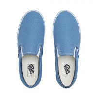 VANS | ואנס - CLASSIC SLIP-ON SHOES ואנס סליפ און כחול ג'ינס