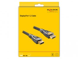 כבל מסך Delock Premium DisplayPort 1.2 Cable 4K 60 Hz 5 m