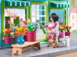 Playmobil - פליימוביל – בית קפה ופרחים - דגם 71807