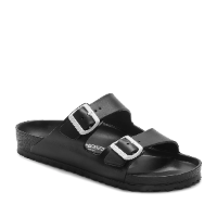 בירקנשטוק כפכפי גברים BIRKENSTOCK ARIZONA EVA JET BLACK WHITE BUCKLE שחור