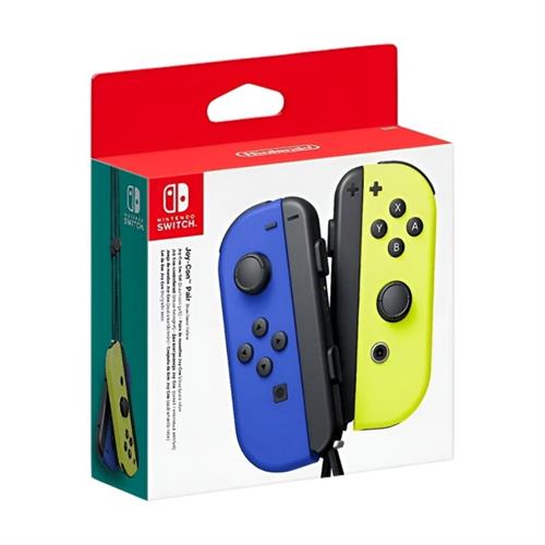 נינטנדו - זוג שלטי ג'ויקון כחול וצהוב ניאון - Nintendo Switch Joy-Con Pair Blue / Neon Yellow