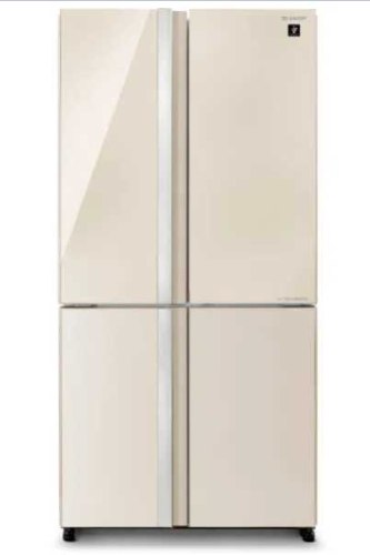 מקרר מקפיא תחתון 4 דלתות SHARP שרפ בז׳  SJ-8942 BG