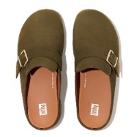 שוב עם רצועה ואבזם צבע חאקי פיטפלופ FITFLOP