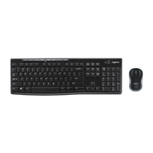 סט מקלדת ועכבר אלחוטיים Logitech MK120 צבע שחור