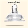 פייה 6-12 חודשים - בקבוק תינוק אגרונומי עם ידיות אחיזה ופייה מתחלפת עד גיל 3