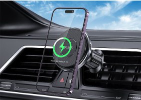 מעמד רכב למזגן משולב טעינה אלחוטית Magsafe למכשירי אייפון Yesido C190