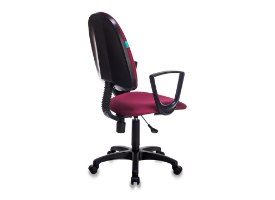 כיסא משרדי - BUROCRAT CH-1300N - צבע דובדבן