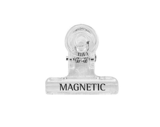 סט 6 יח' אטבים שקופים לבנייה בג'ל MAGNETIC