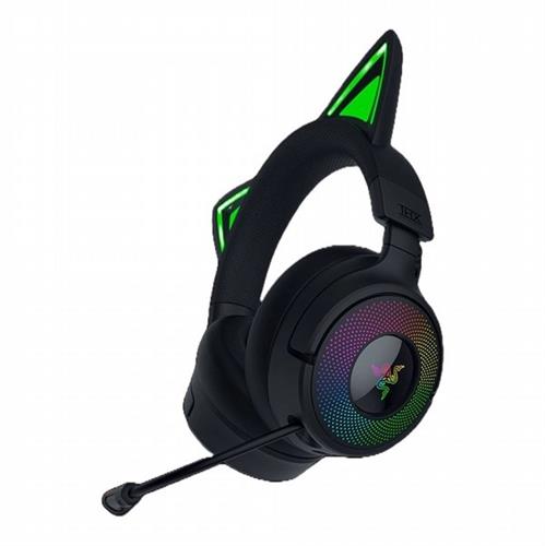 אוזניות גיימינג אלחוטיות Razer Kraken Kitty V3 Pro שחור