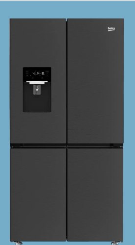 מקרר 4 דלתות 565 ליטר מקפיא תחתון דגם GN1518XBRP בקו BEKO נירוסטה מושחרת