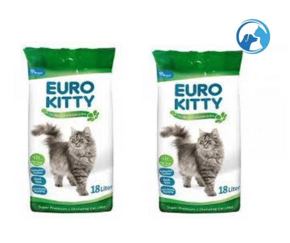 מבצע 2 שקיות יורו קיטי אקטיב קרבון חול מתגבש 18 ליטר Euro Kitty