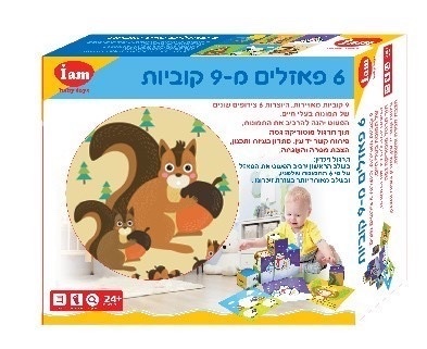 6 פאזלים מ9 קוביות