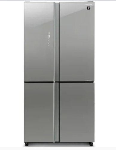 מקרר שרפ 4 דלתות SHARP  דגם SJ-8960BS זכוכית אפורה