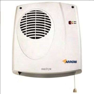 מפזר חום לאמבטיה 2000W מבית ARROW מקט 600705-001 היחיד עם הגנת חימום יתר.