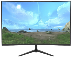 מסך גיימינג קעור Solid J239GCW 23.8 FHD VA 165HZ 5MS DP HDMI