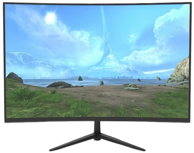 מסך גיימינג קעור Solid J239GCW 23.8 FHD VA 165HZ 5MS DP HDMI