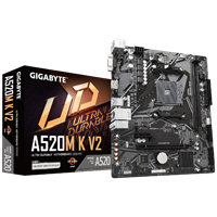 לוח אם Gigabyte AMD A520 K V2 rev 1.1 DDR4 For AM4