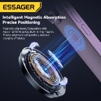 מטען אלחוטי מגנטי Essager Qi – טעינה מהירה ל‑iPhone וסמארטפונים תומכים