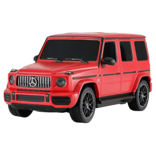 מכונית מרצידס בנץ   1:24  עם שלט  אדומה -  MERCEDES BENZ G63