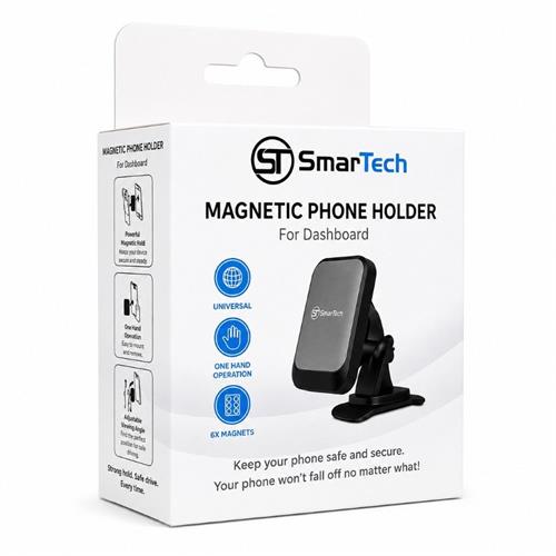 מעמד דשבורד SmarTech C700 - עם 6 מגנטים לאחיזה חזקה במיוחד