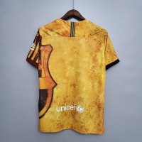 חולצת אימון ברצלונה צהובה עם לוגו 20/21