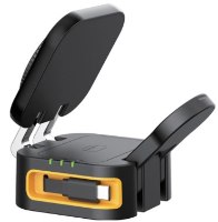 מטען אלחוטי מגנטי מתקפל 3 ב־1 Miracase MQIW610 – טעינה מהירה מטען שחור במצב פתוח חלקית